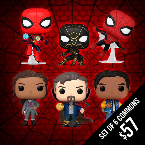 Pre-Order: Funko Pop! Spider-Man: No Way Home (Set of 6 Commons)