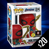 Pre-order Funko Pop! Chalice Collectibles Exclusive: Avengers Endgame: Iron Spider (GITD) #574
