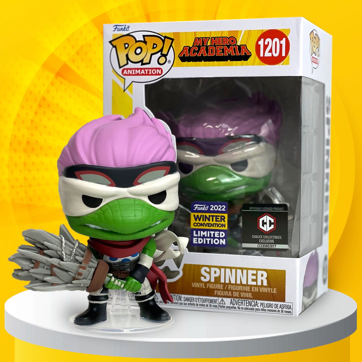 My hero Academia : Spinner winter con exclusive 2022, Available now, Use  code (BLACKFRIDAY20) for 20% off…