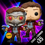 Funko Pop! Guardians of the Galaxy V2: Star-Lord (Chase + Common)