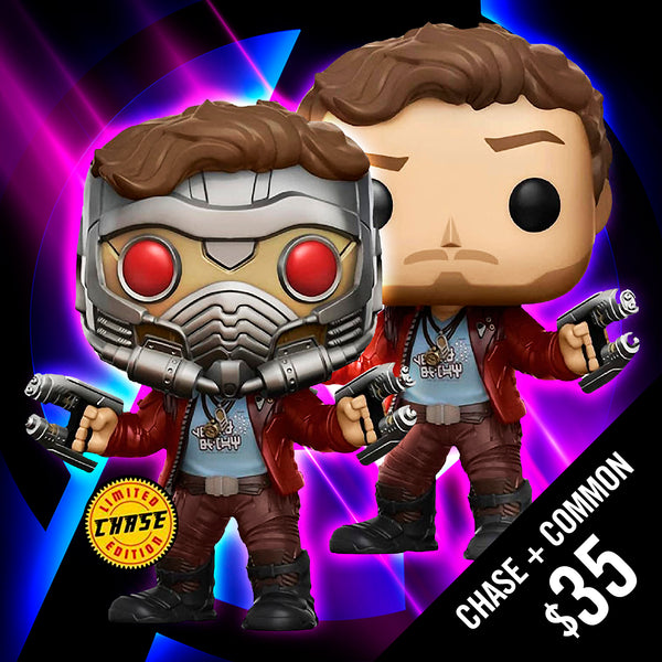 Funko Pop! Guardians of the Galaxy V2: Star-Lord (Chase + Common)