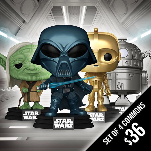 Funko Pop! Star Wars: Concept Series (Set of 4 Commons)