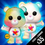 Funko Pop! Care Bears 40th: True Heart Bear #1206 (Chase + Common)