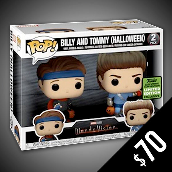 Funko Pop! Marvel: Billy and Tommy - Halloween (ECCC 2021 Shared Sticker) 2-pack