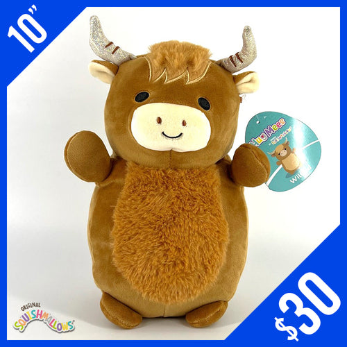 Squishmallows store Wilfred the Highland Cow 10” Hugmee