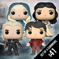 Pre-Order: Funko Pop! The Witcher (Set of 4 Commons - No Chase)
