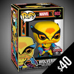 Funko Pop! Marvel: Wolverine (Black Light) #802