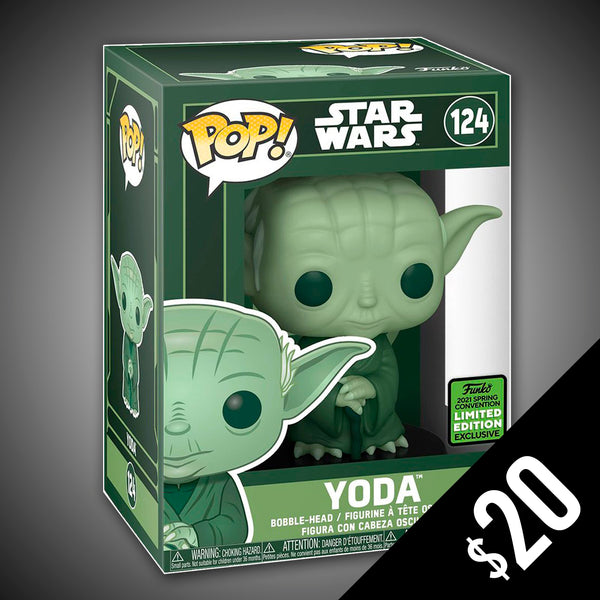 Funko Pop! Star Wars: Yoda (ECCC 2021 Shared Sticker) #124